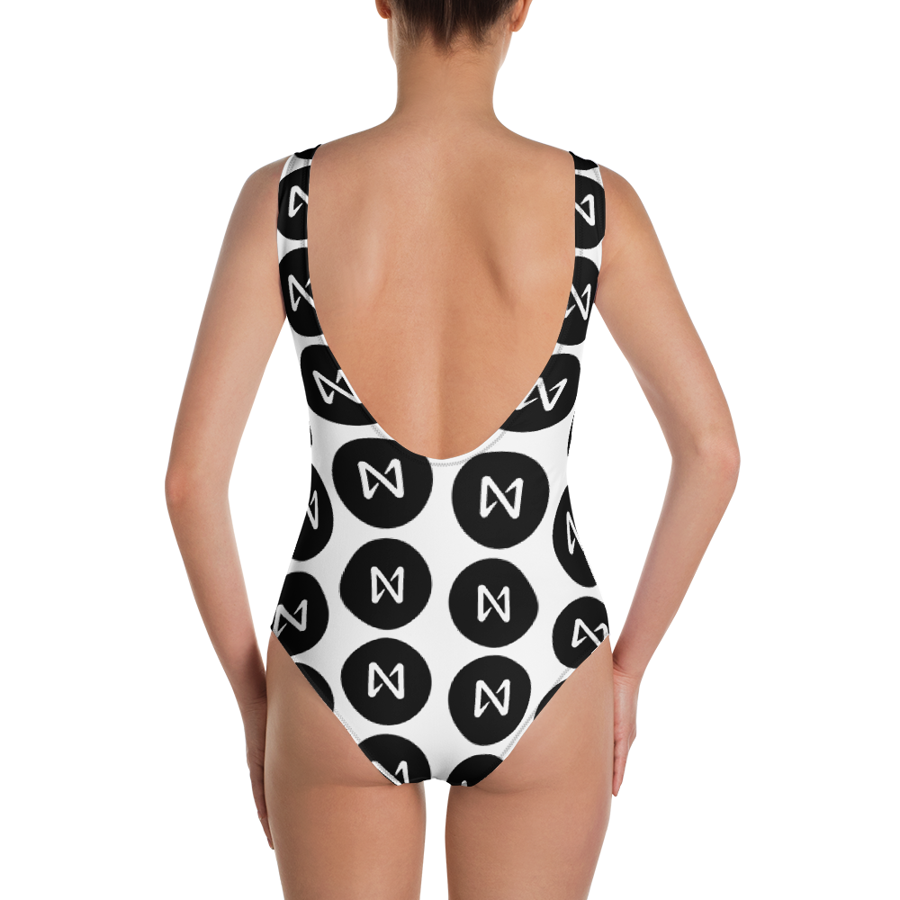 NEAR CIRCLE ICON ALLOVER PRINT One-Piece Swimsuit