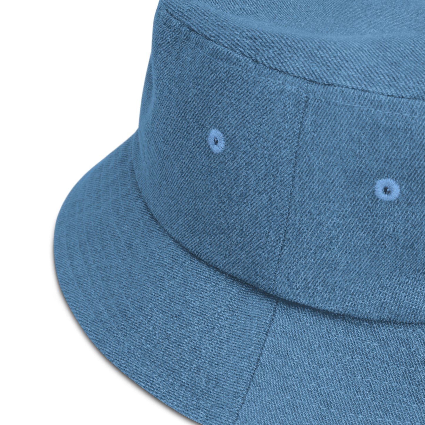 NEAR WHITE ICON Denim bucket hat